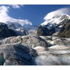 high alpine glacier world
