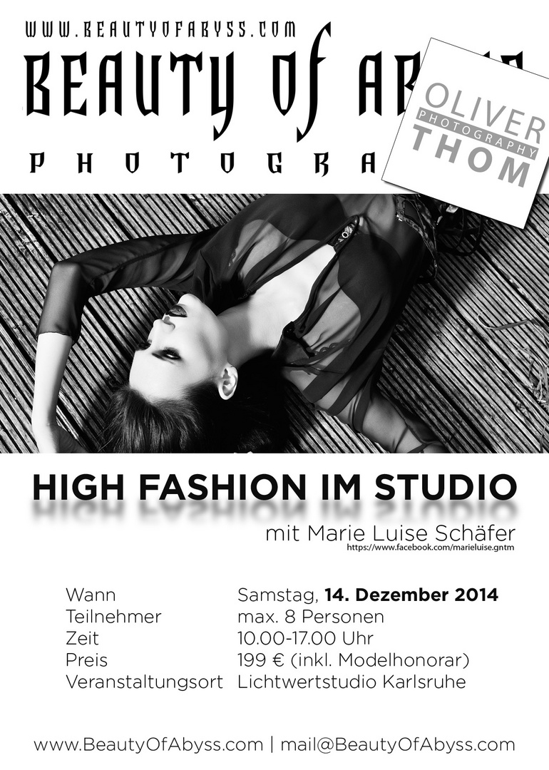 High Fashion mit Marie Luise Schäfer