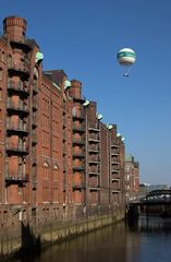 High Flyer over Speicherstadt