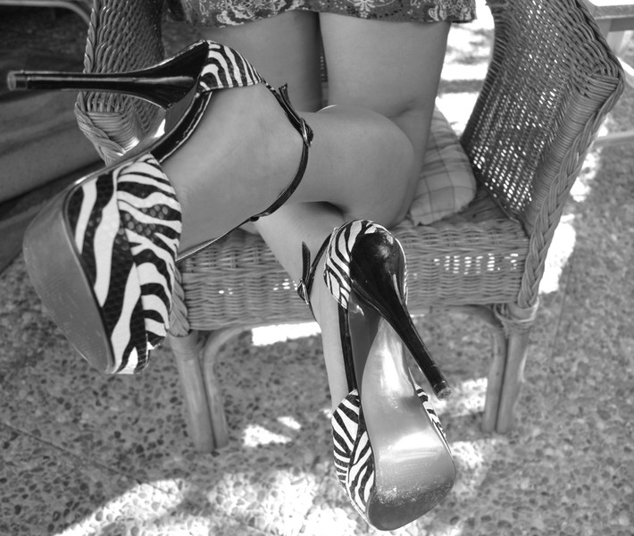 High Heels - Beine - Teilausschnitt