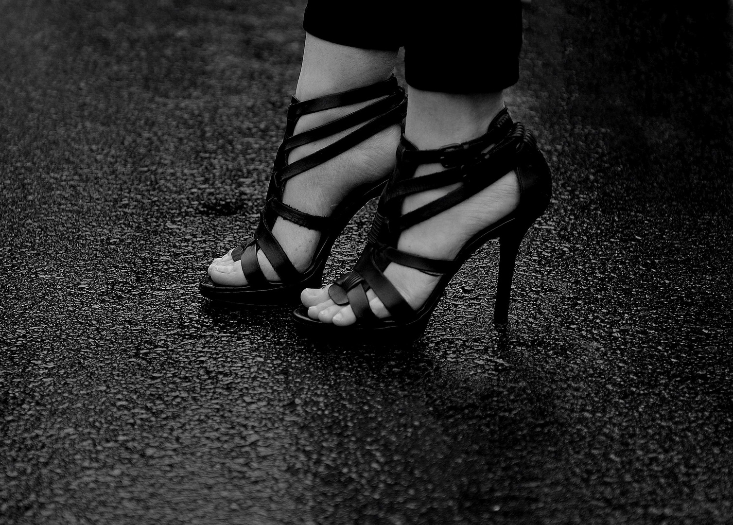 High Heels im Regen 1