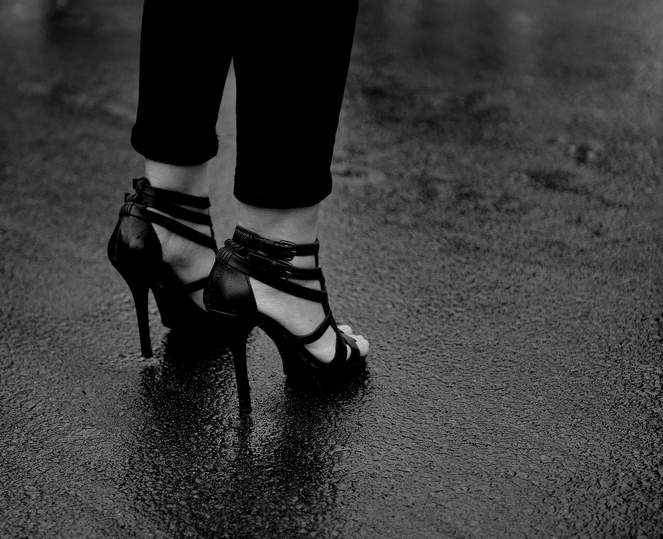 High Heels im Regen 2