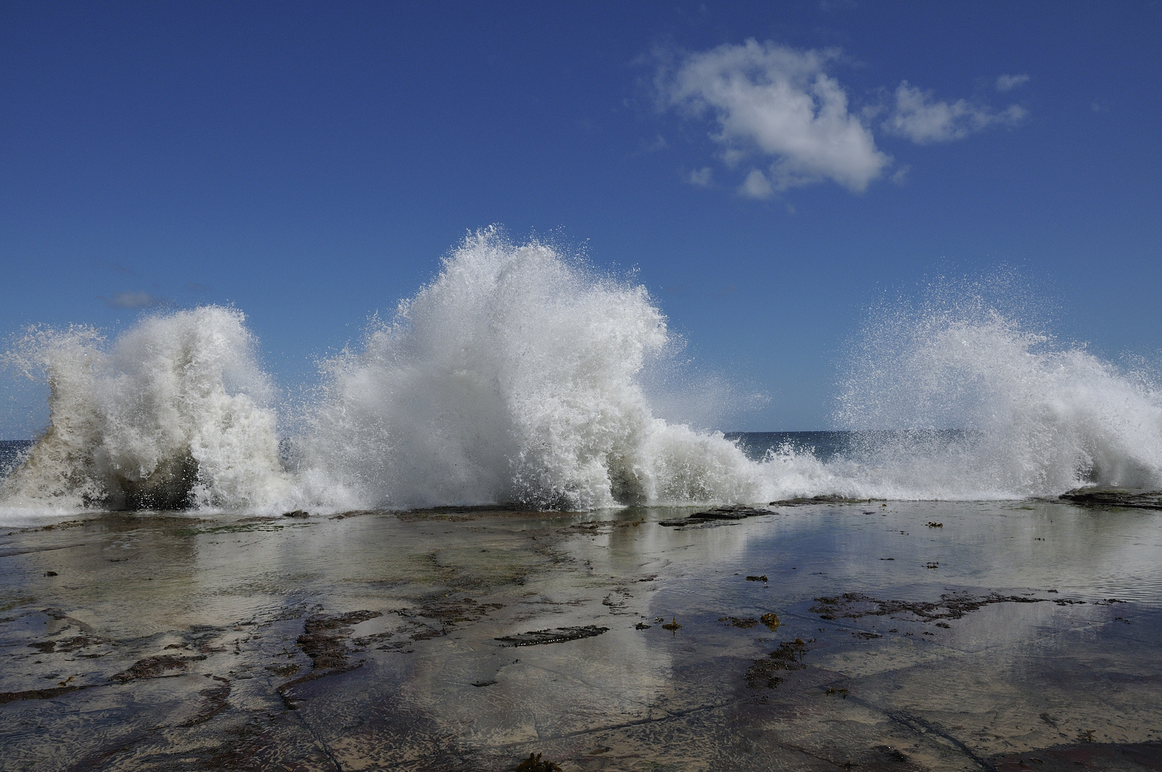 high tide