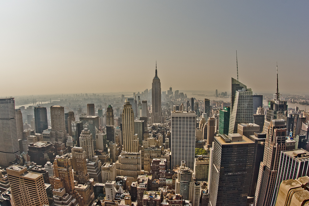 - High View from Top of The Rock -