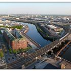 Highflyer Hamburg - Großmarkt Elbbrücken Bahnzufahrt Hauptbahnhof