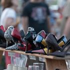 Highheels auf dem Flohmarkt