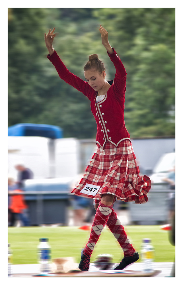 Highland Games: Flug 247 ist gelandet