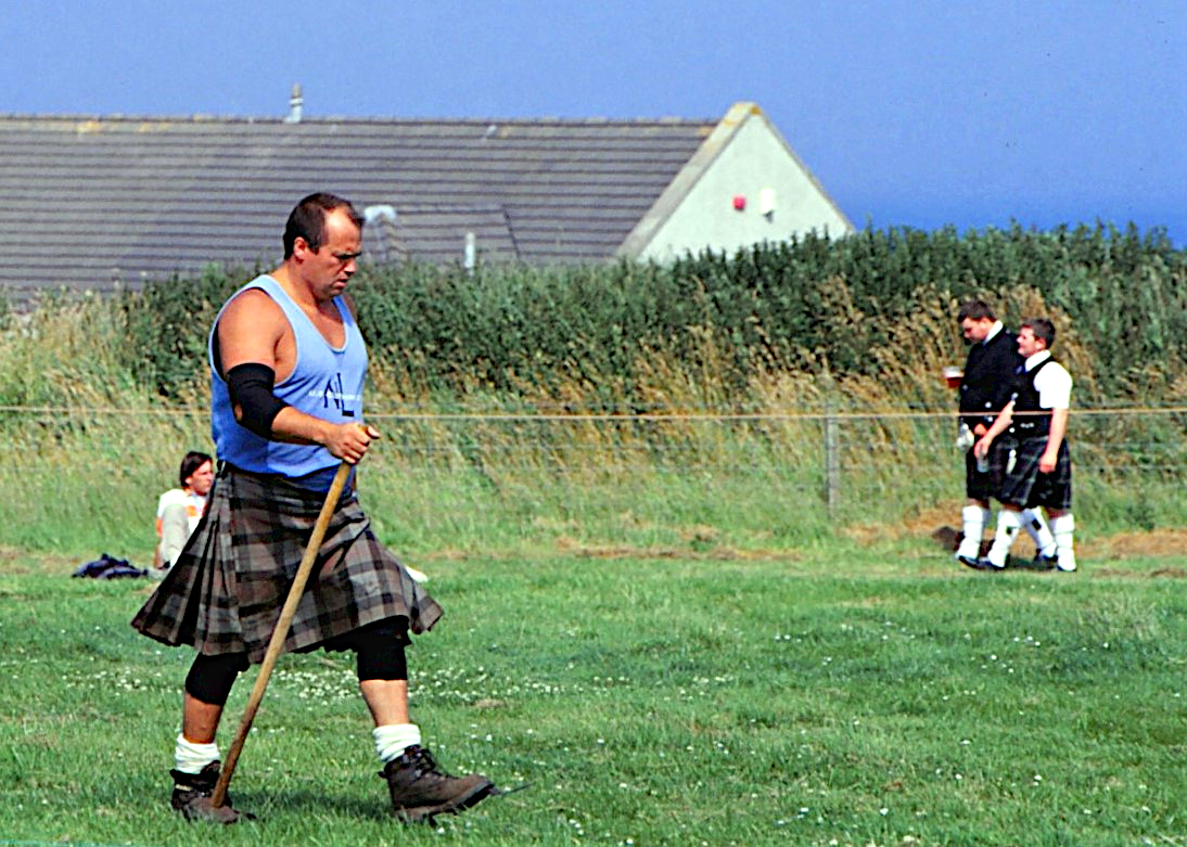 Highland Games in Schottland...der nächste Wurf wird bestimmt besser