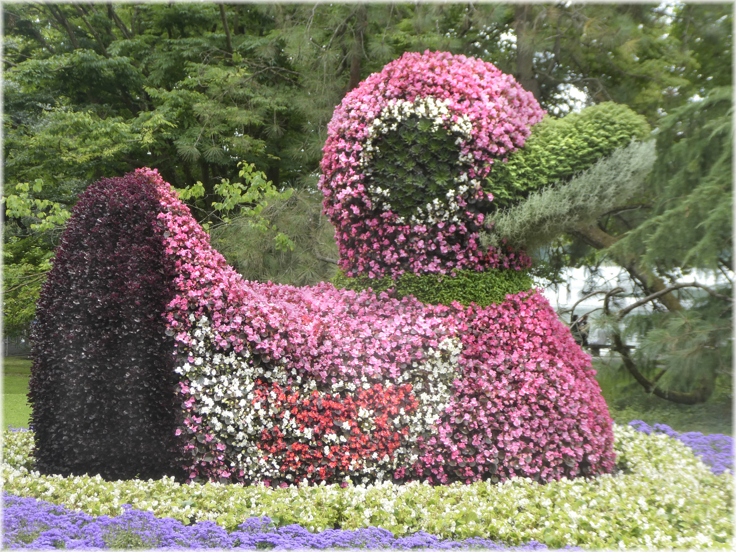 Highlight auf der Insel Mainau, Tierfiguren 