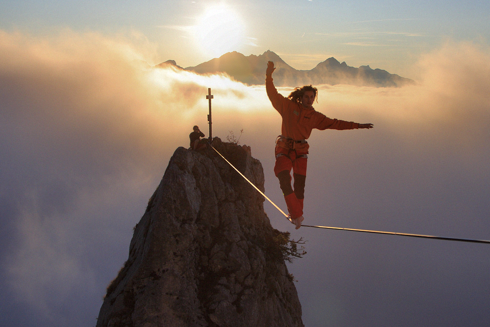 Highline überm Nebelmeer II