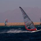 Hightech-Sport vor dem Sinai-Gebirge
