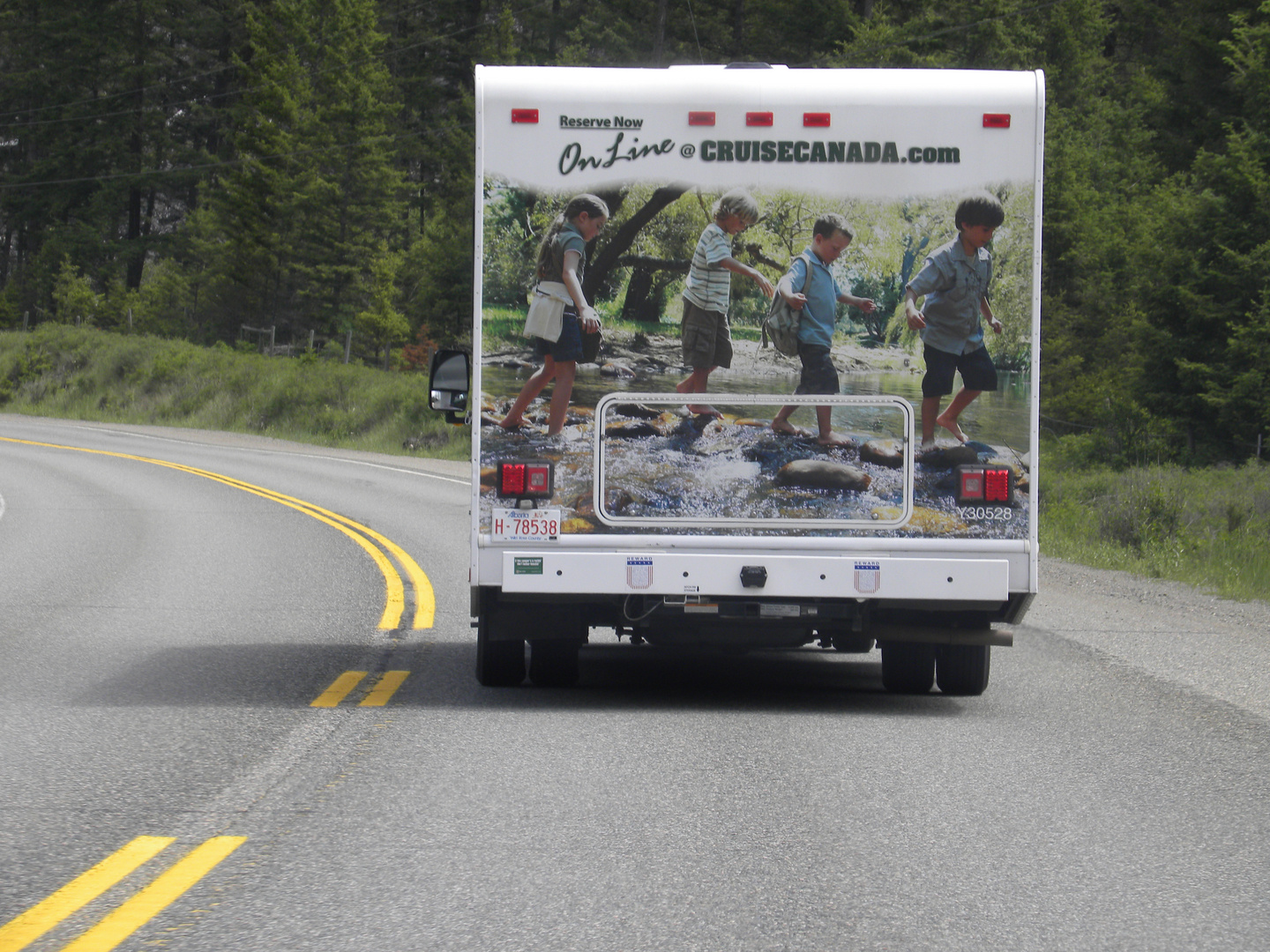 Highway 1 .British Columbia.