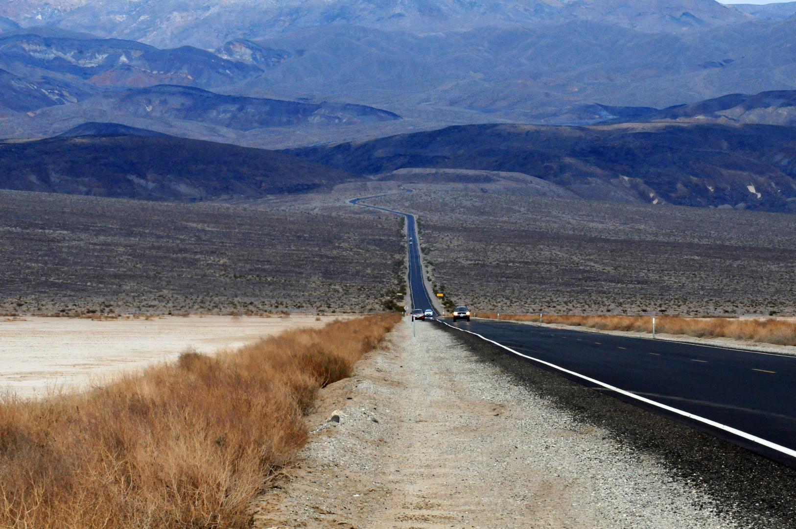 HIghway 190 kurz nach Death Valley National Park