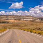 Highway 191 bei Minnies Gap, Flaming Gorge, Utah, USA