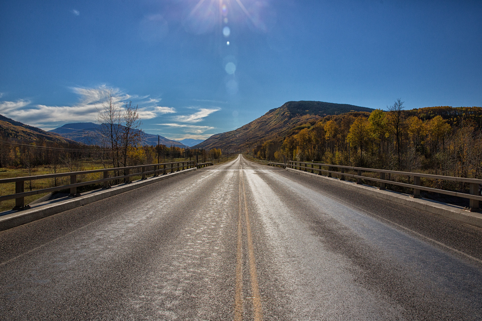 Highway 40 von Grande Cache nach Grande Prairie