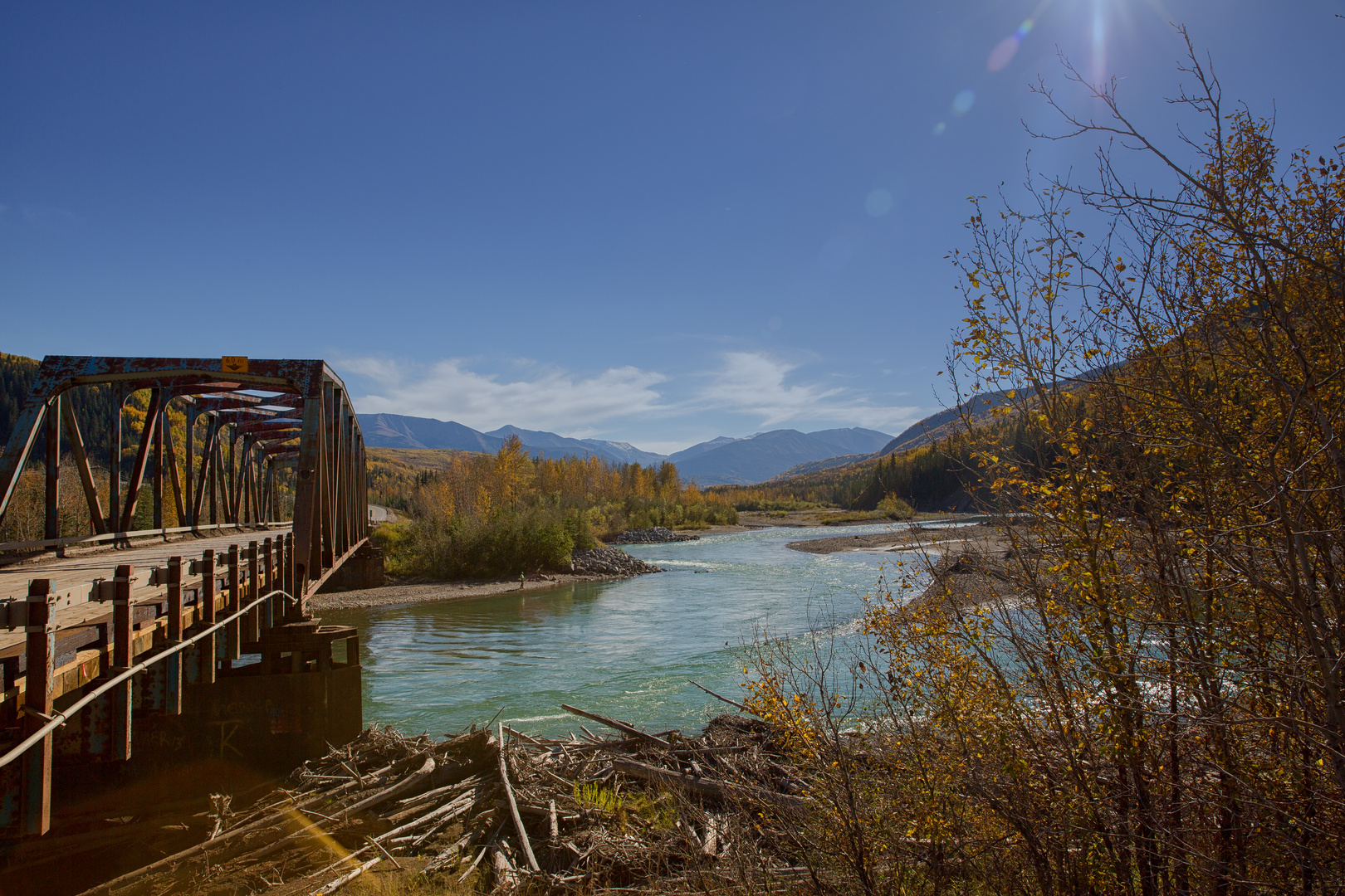 Highway 40 von Grande Cache nach Grande Prairie