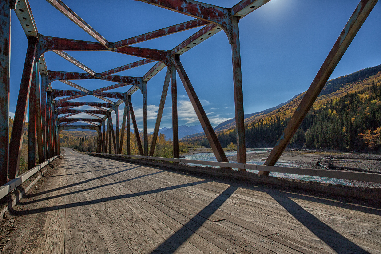 Highway 40 von Grande Cache nach Grande Prairie