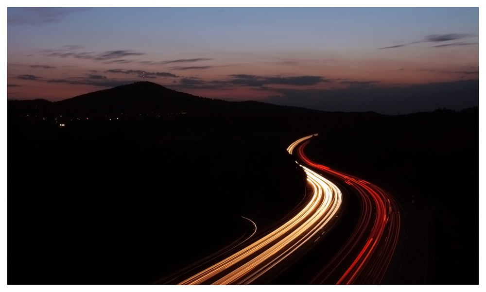 highway at night