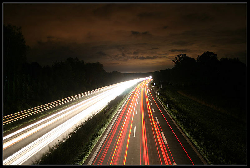 highway at night