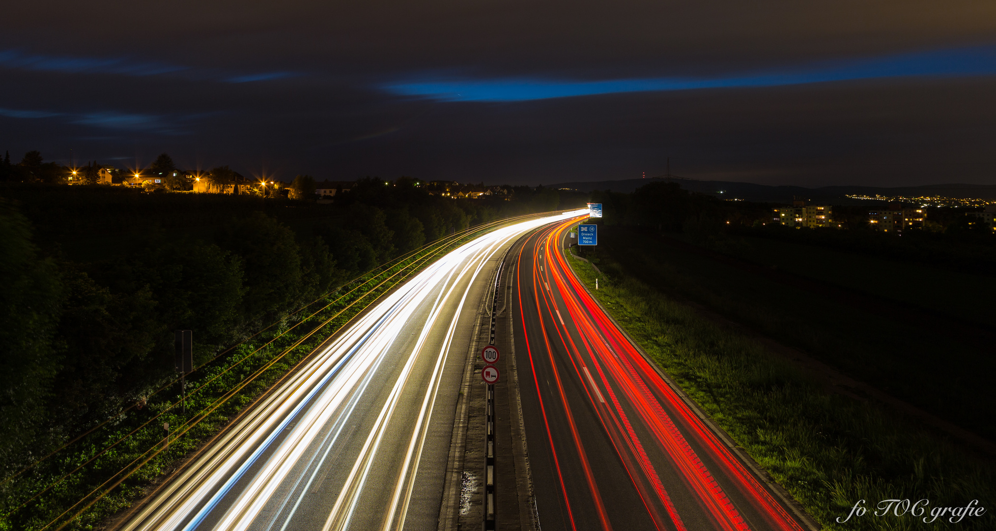 Highway by night