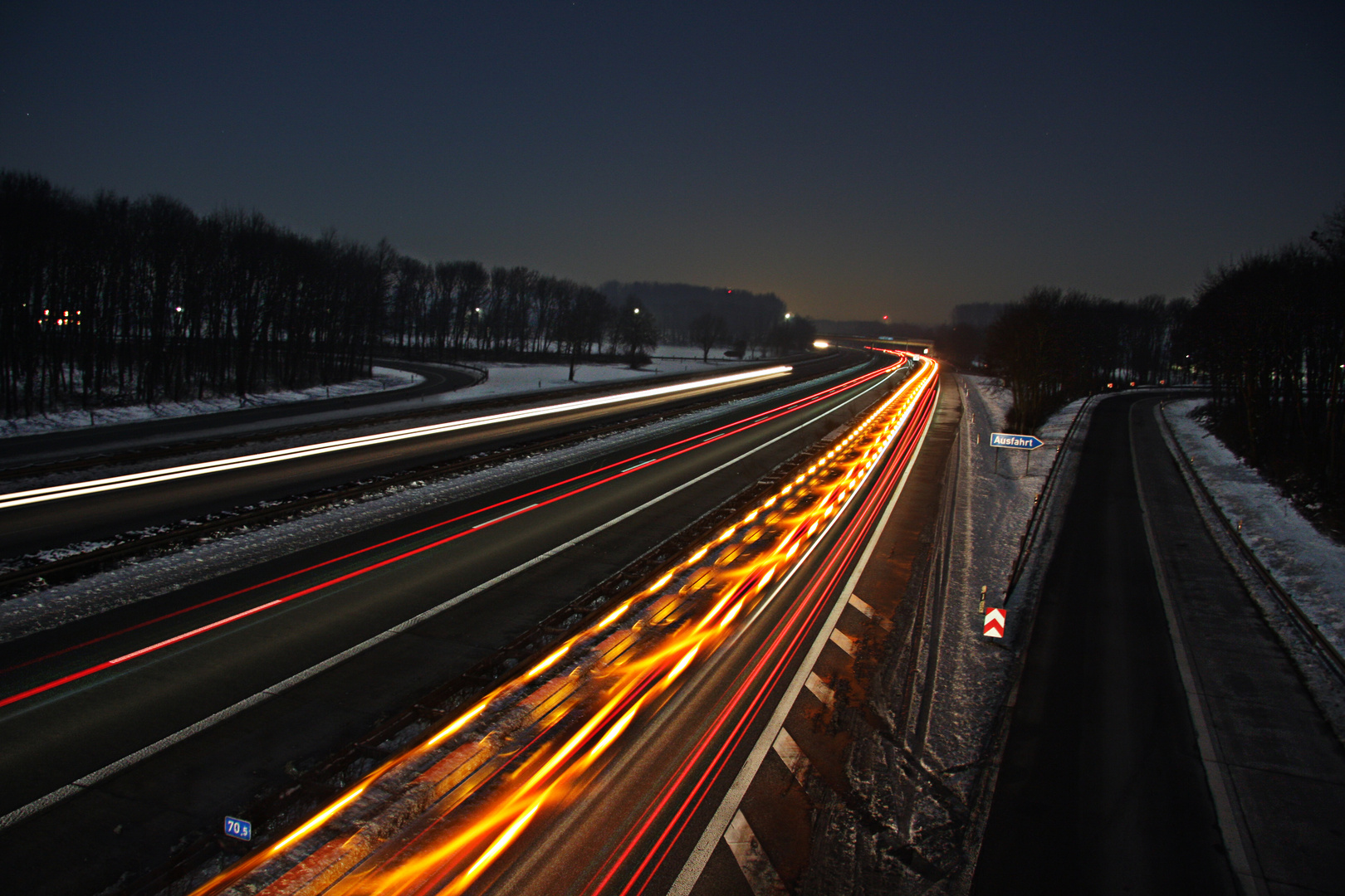 Highway in Duesseldorf.