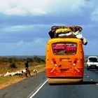 Highway von Mombasa nach Nairobi