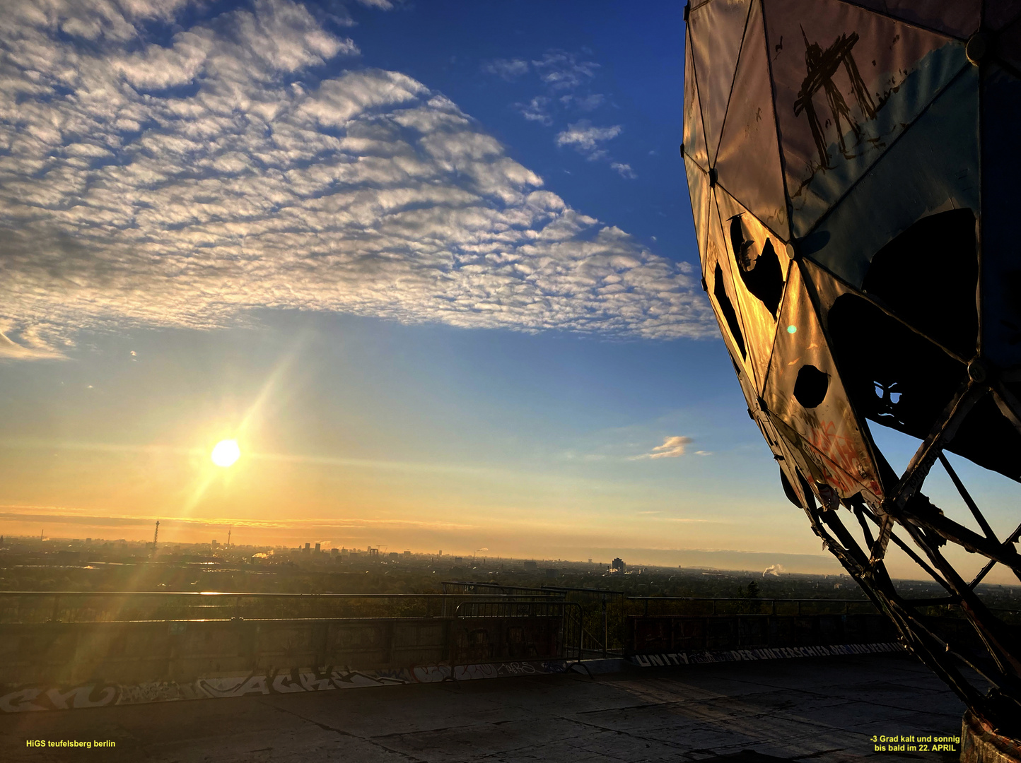 HiGS teufelsbergberlin blick tv tower 