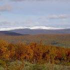 Hiiking Kungsleden late autumn.