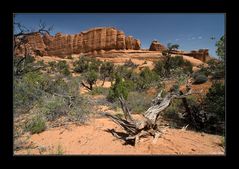 Hiking on Devil´s Garden Trail