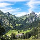 Hiking through the Alps