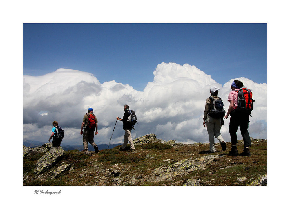 hiking to the clouds