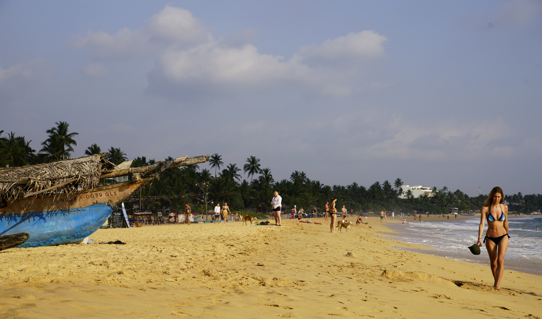 Hikkaduwa Strand.