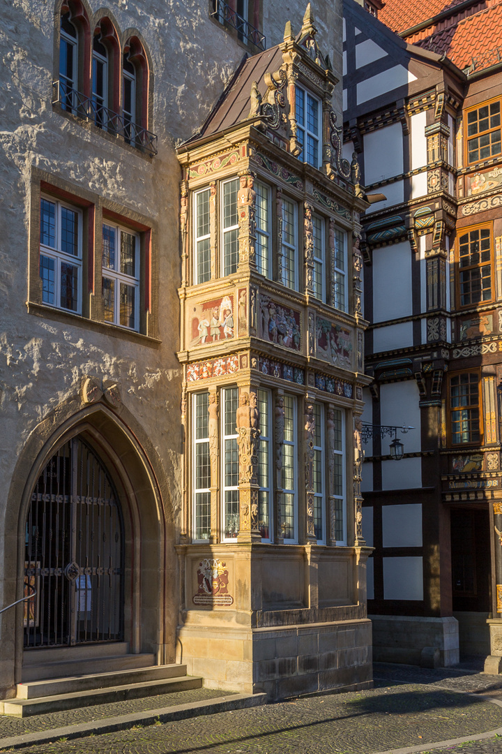 Hildesheim Renaissance-Erker am Tempelhaus