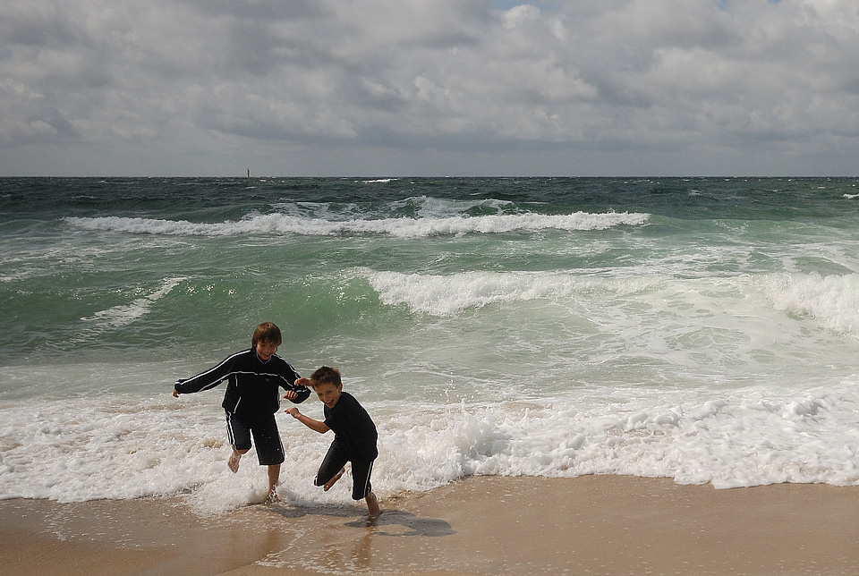 "Hilfe, die Welle!"