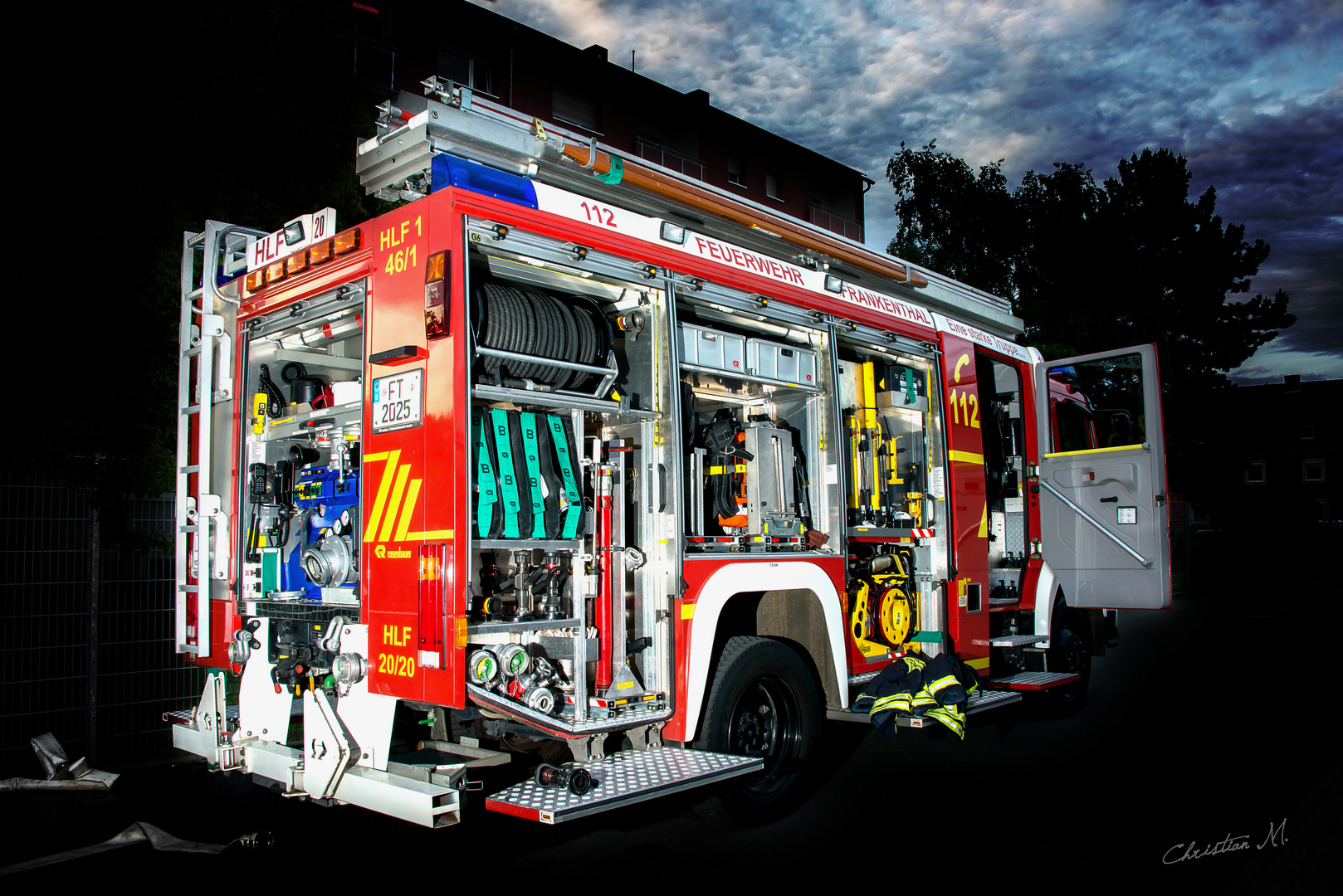 Hilfeleistungslöschgruppenfahrzeug HLF 1 der Feuerwehr Frankenthal 