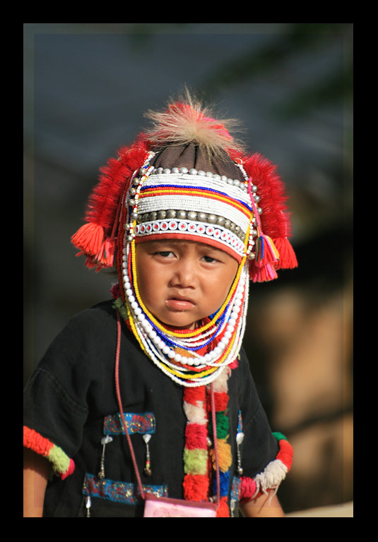 Hill tribe kid in the north of Thailand