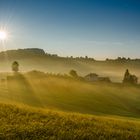 Hills in sun