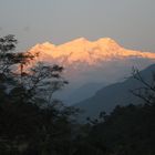 Himal Chuli im Abendlicht