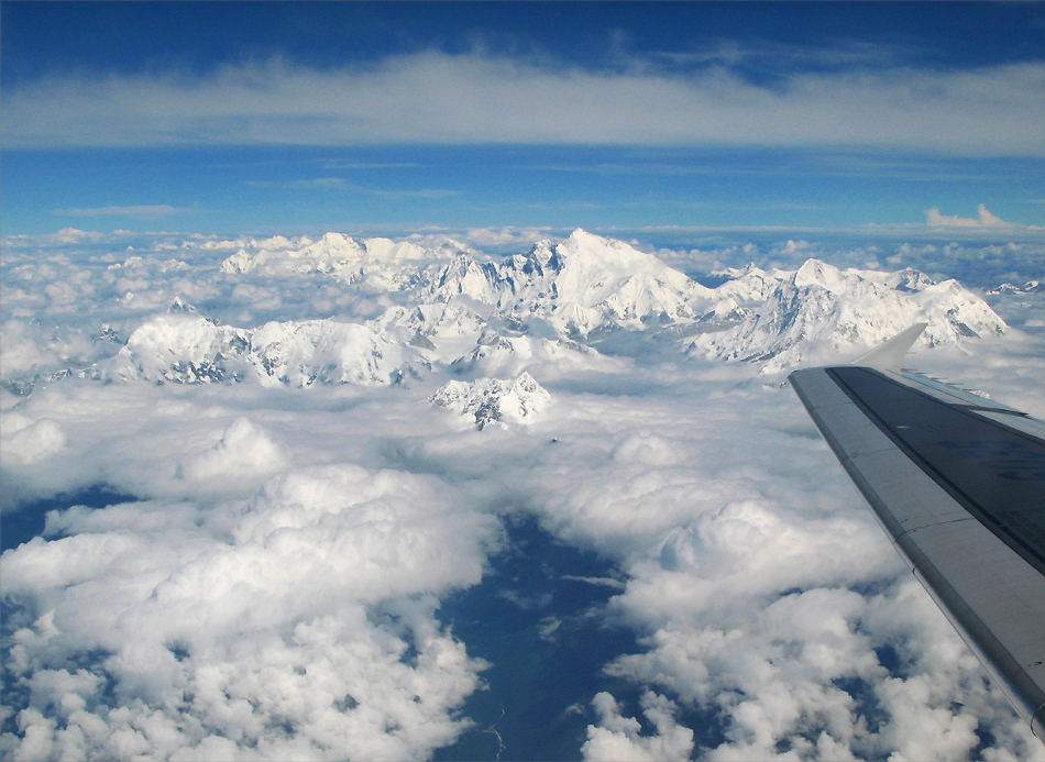 Himalaja im Flug- Everest view