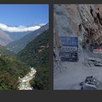 Himalaya Staat Sikkim (Indien) - Die einzige Strasse in den Norden -