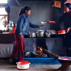 Himalaya Staat Sikkim (Indien) – Gästehaustküche auf fast 4000 Höhenmeter