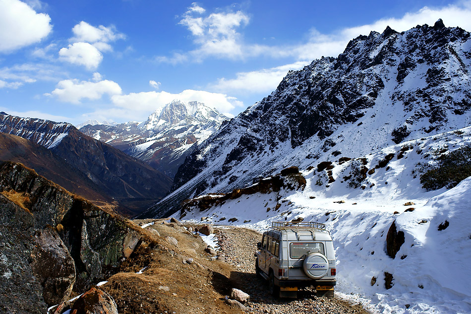 Himalaya Staat Sikkim (Indien) -Gute Rückkehr aus 4410 Höhenmeter-