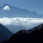 Himalaya Staat Sikkim (Indien) – Landschaftsimpression, Blick in die Tiefe