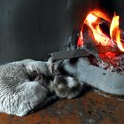 Himalaya Staat Sikkim / Warmer Schlafplatz am Hotelküchenherd