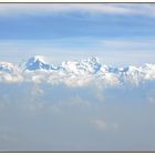 Himalayariesen aus dem Flugzeug