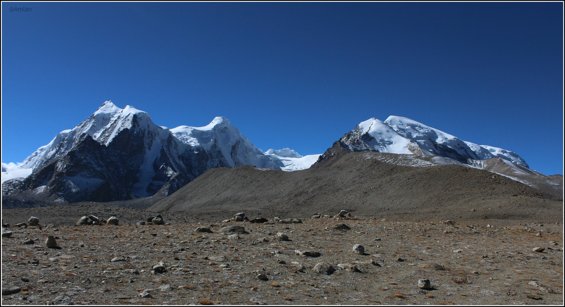 HIMALAYAS AT 18000 FEET