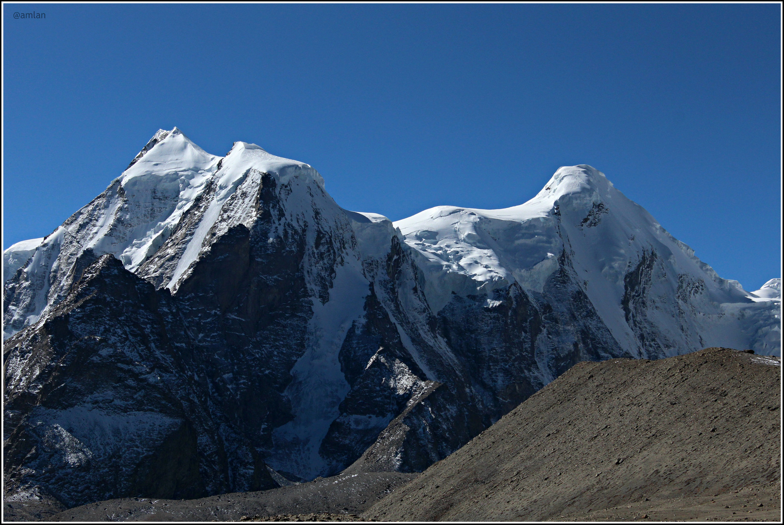 HIMALAYAS AT 18000 FEET