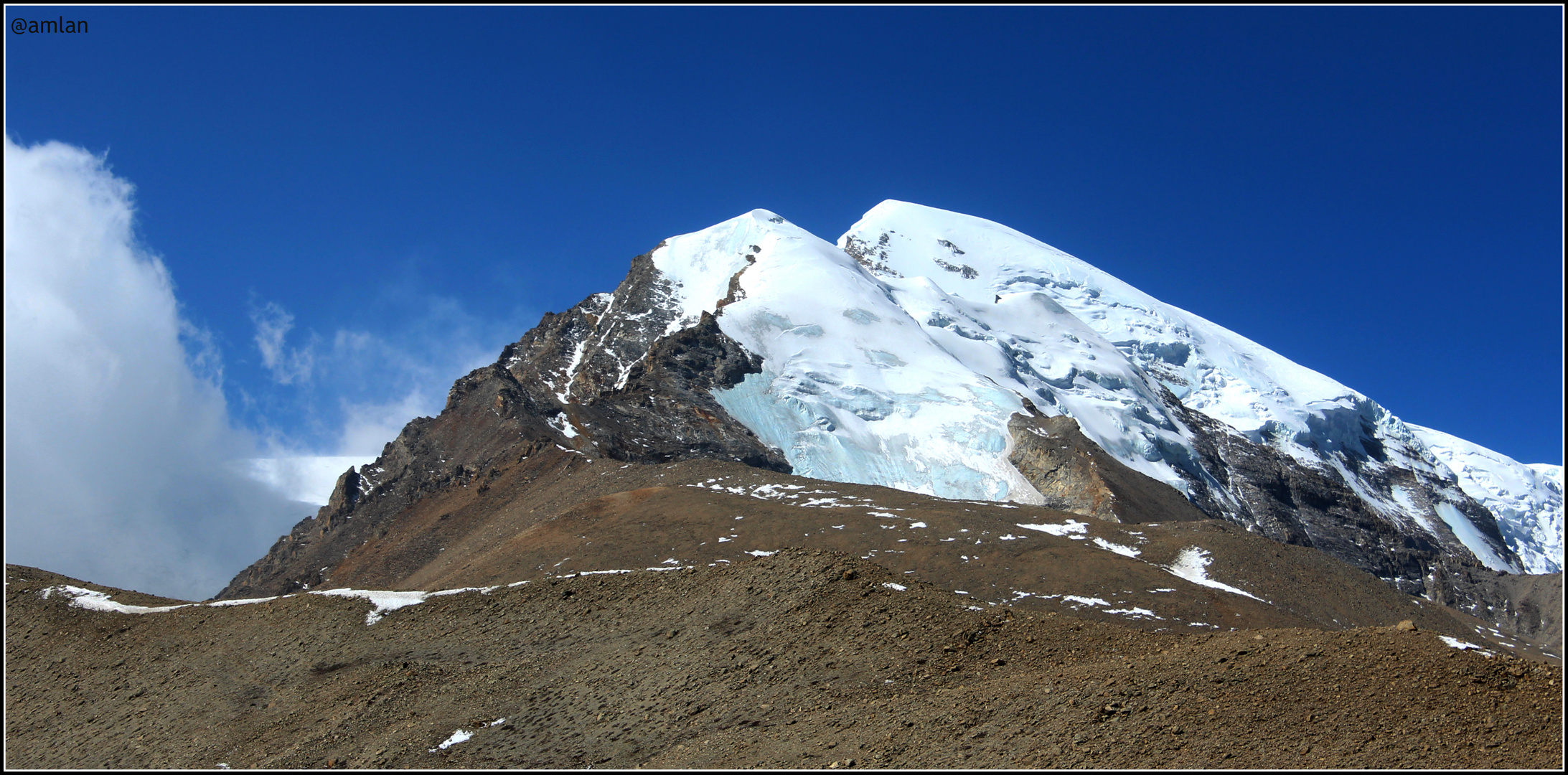 HIMALAYAS AT 18000 FEET