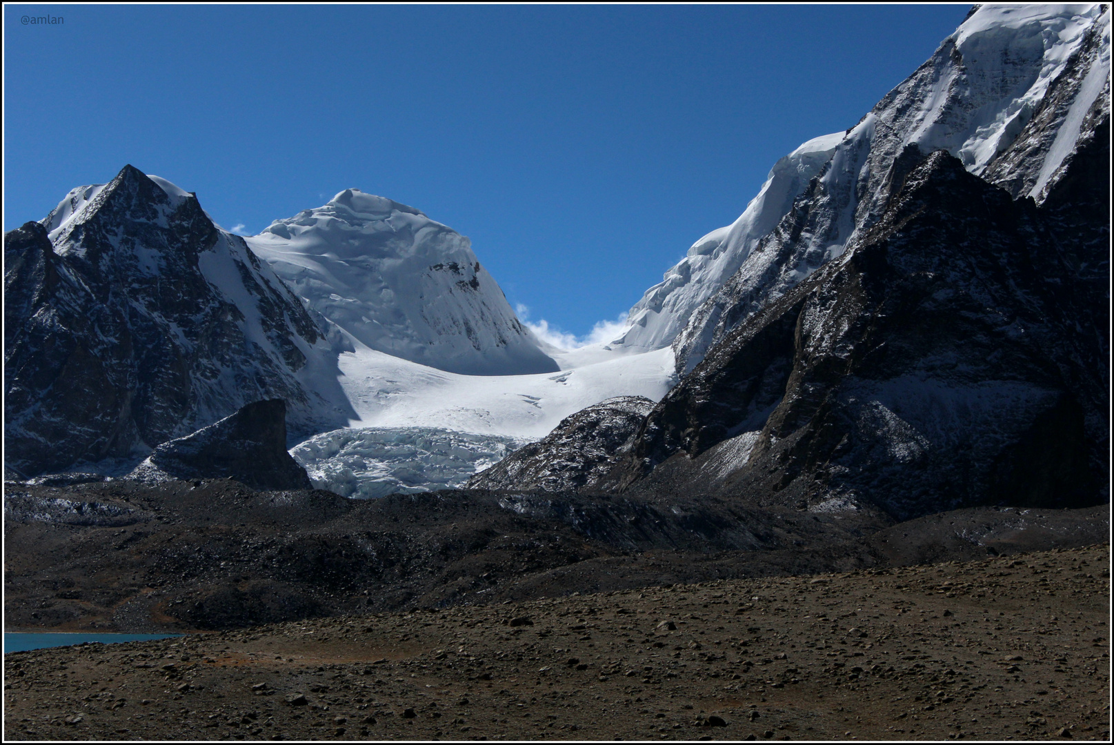 HIMALAYAS AT 18000 FEET