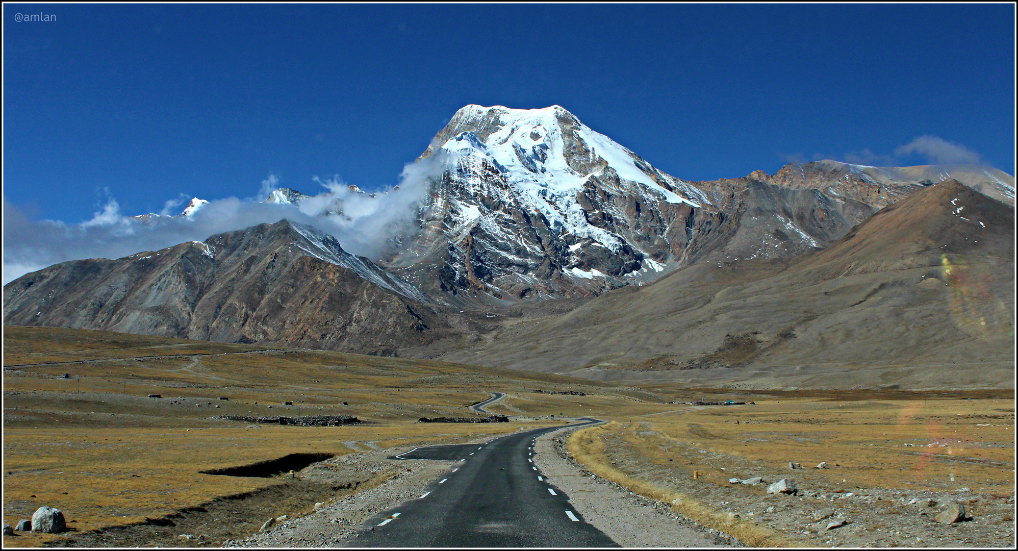 HIMALAYAS AT 18000 FEET